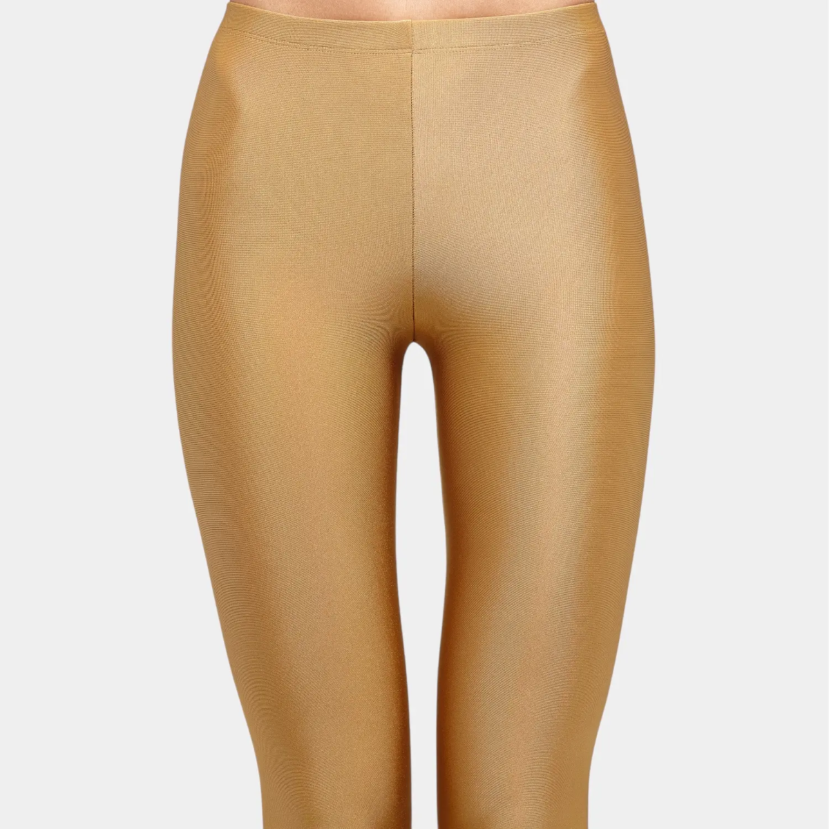 Legging satiné Jaune d'Or zoom matière