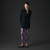 Legging Imprimé Kiss Kiss - One piece Look mode femme avec legging imprimé Kiss Kiss et veste noire