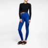 Legging satiné côtelé Magic Blue - Coupe Classique Legging satiné côtelé Magic Blue pour femme, vue de face