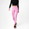 Leggings velours lisse Rose Pastel - Coupe Classique Legging velours rose pastel pour femme, vue de face