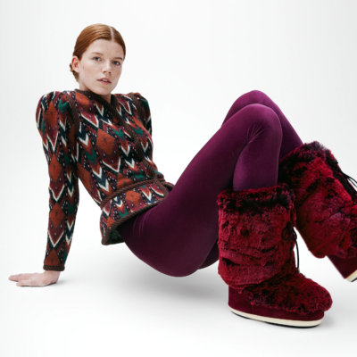 Legging velours lisse Bordeaux Gala - Coupe Classique Femme en legging en velours bordeaux gala, Pattes de Velours